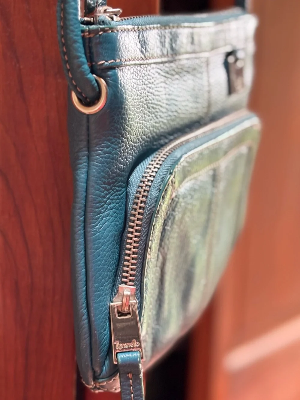 Tignanello leather crossbody bag